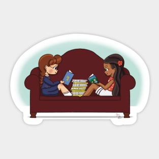 Nancy Drew Reading Girls Sticker